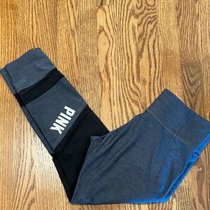 Victoria’s Secret (Pink) Gray and Black Leggings